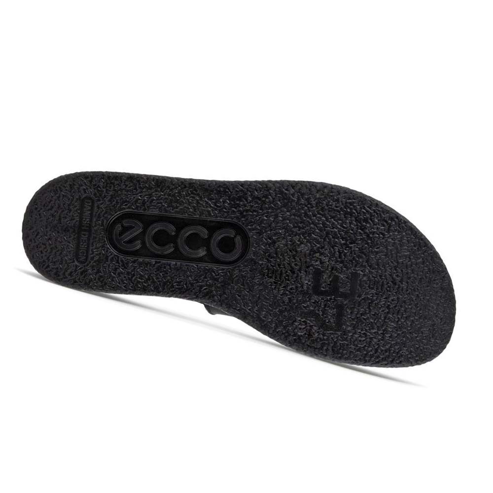 Ecco Flowt Flate Strappys Sandaler Dame Svarte | NO 181FDN